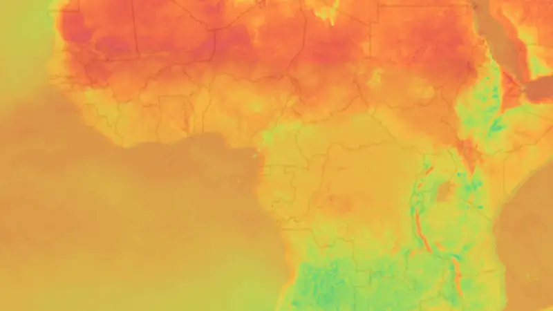Temperatura weather map