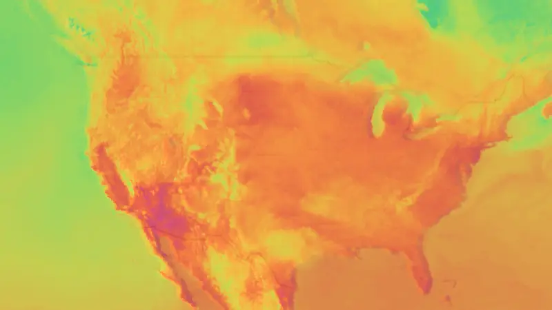 Temperatura weather map