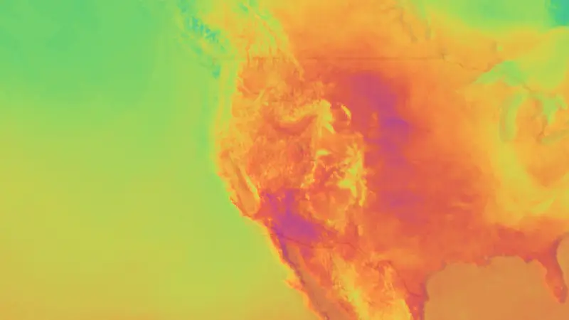 Temperatur weather map
