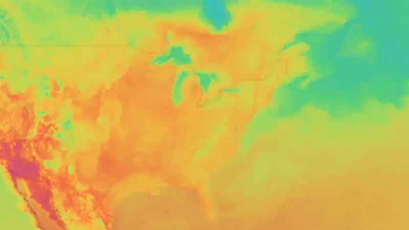 Temperatura weather map
