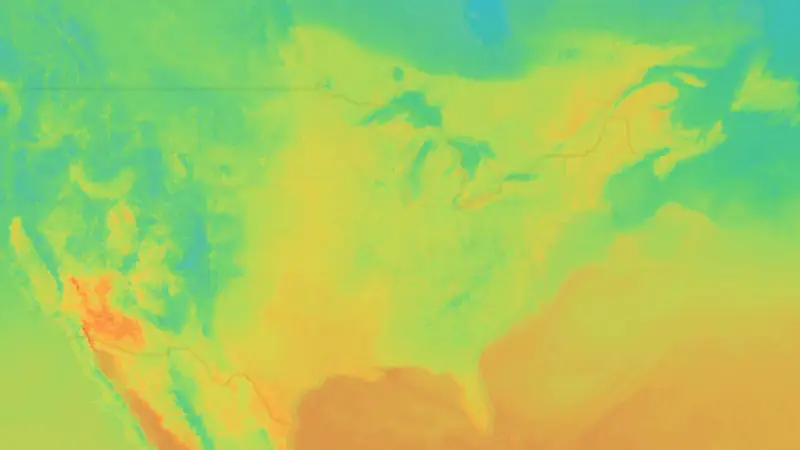 तापमान weather map