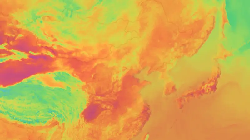 Temperatur weather map