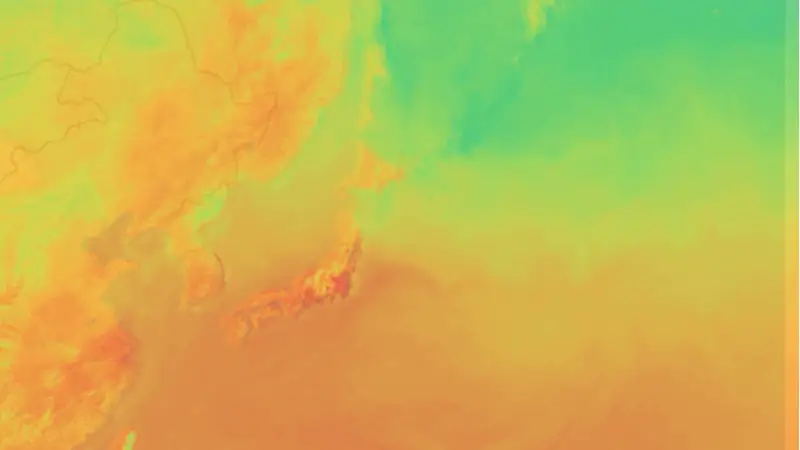 Temperatur weather map