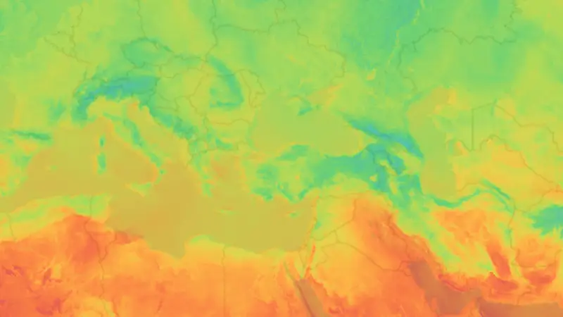 Temperatură weather map