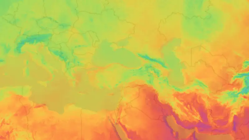 Sıcaklık weather map