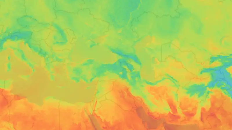 Sıcaklık weather map