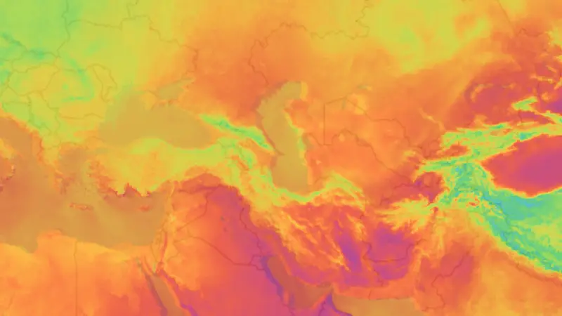 기온 weather map