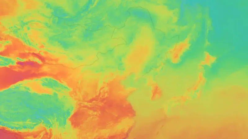 Lämpötila weather map