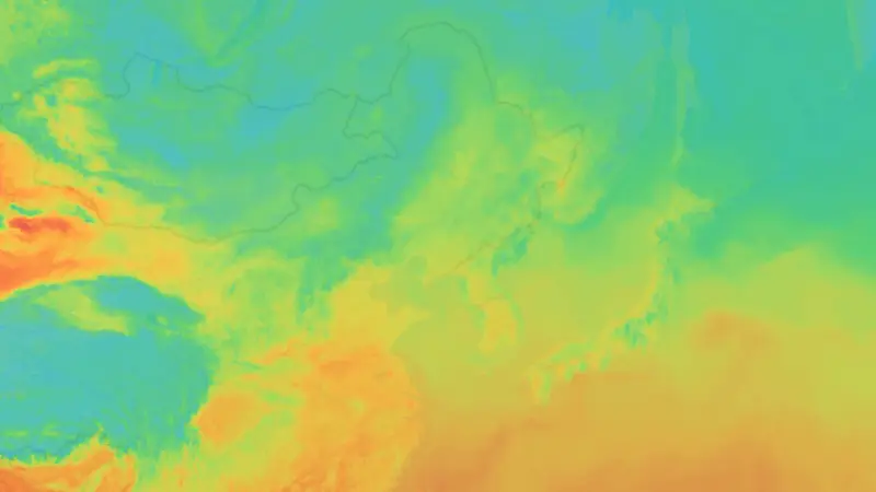 Θερμοκρασία weather map