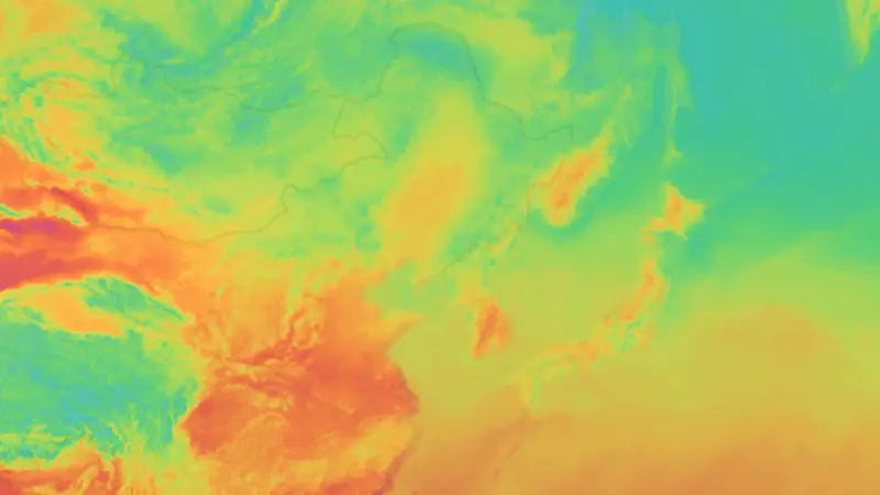 Hőmérséklet weather map