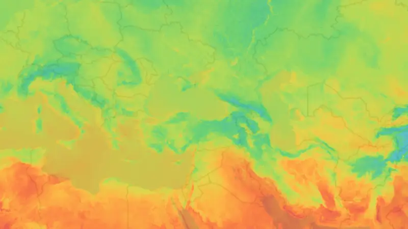 Sıcaklık weather map