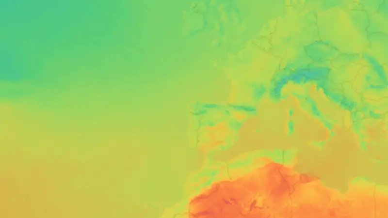 Temperatura weather map