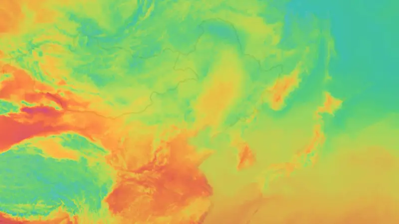 Température weather map
