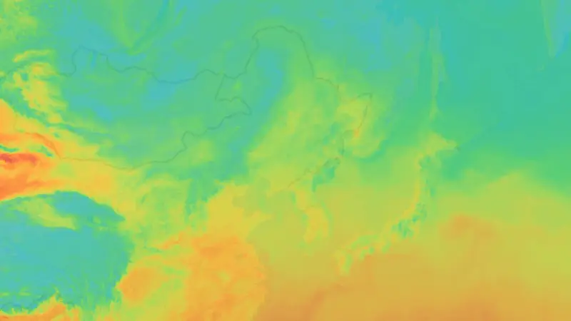 Θερμοκρασία weather map