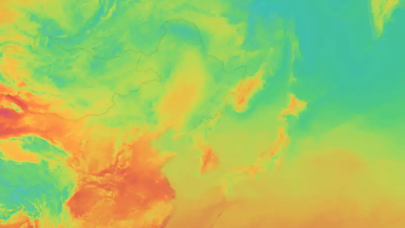 Θερμοκρασία weather map