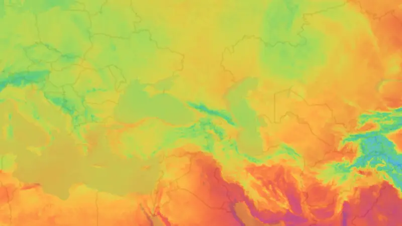 دما weather map