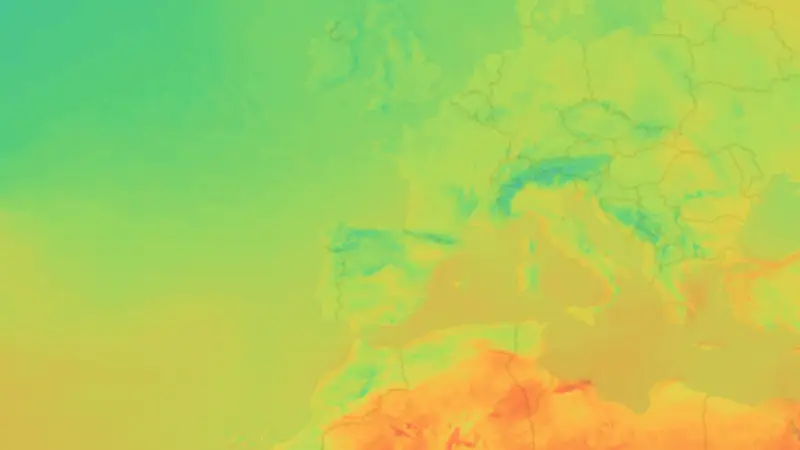 Temperatura weather map