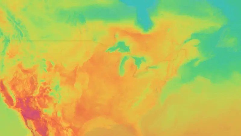 Temperatură weather map