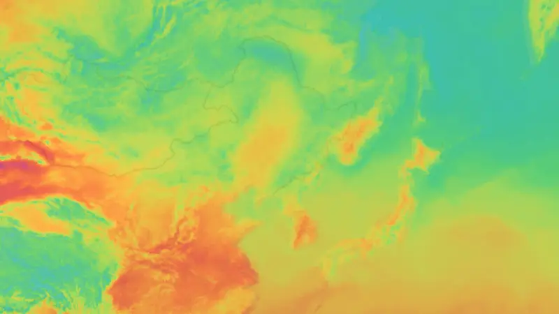 Temperatura weather map