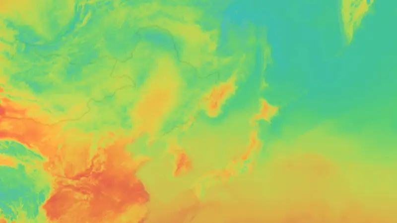 Temperatura weather map