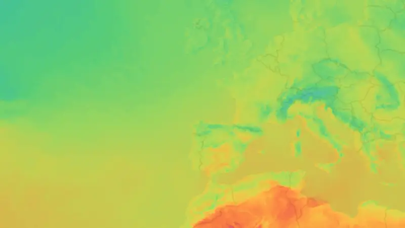 Temperatura weather map