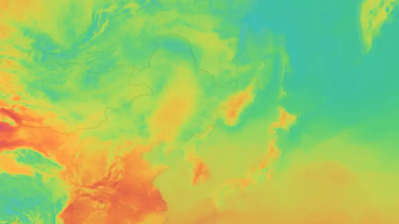 Θερμοκρασία weather map