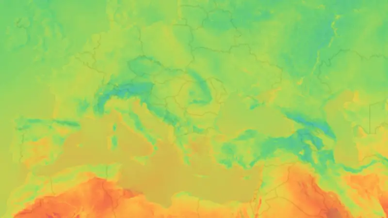 Temperatură weather map