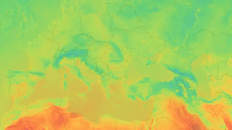 Temperatură weather map