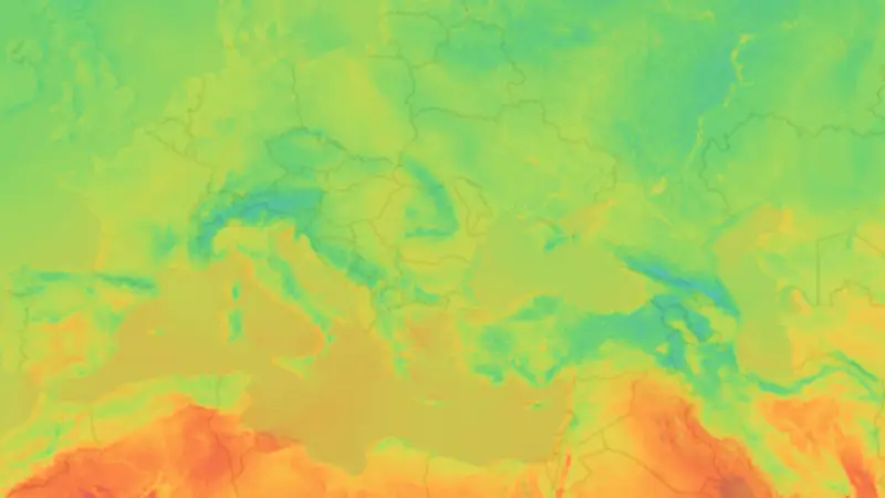Temperatură weather map