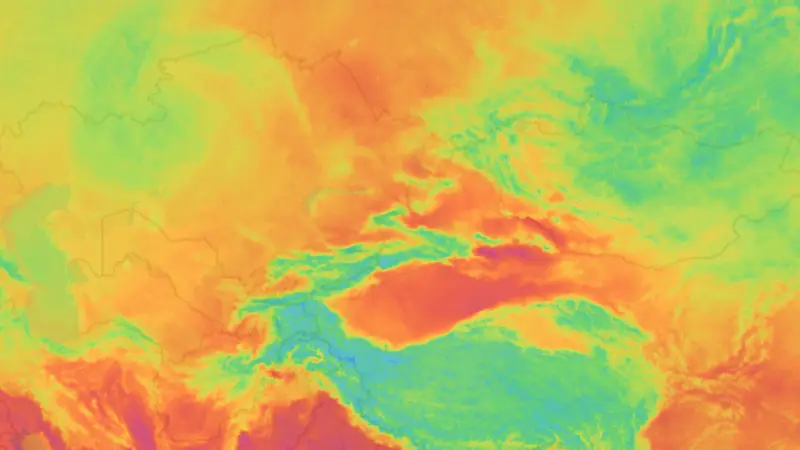 Temperatur weather map