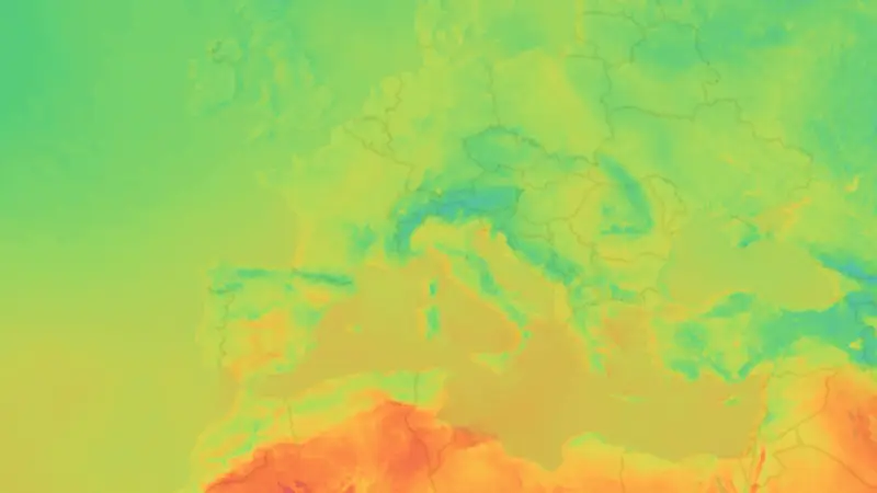 Sıcaklık weather map