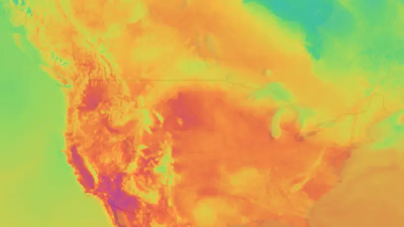 Temperatura weather map