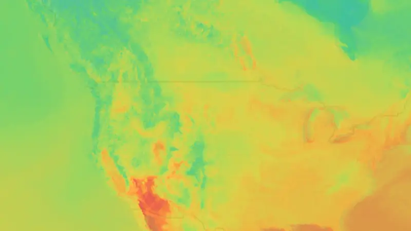 Temperatuur weather map