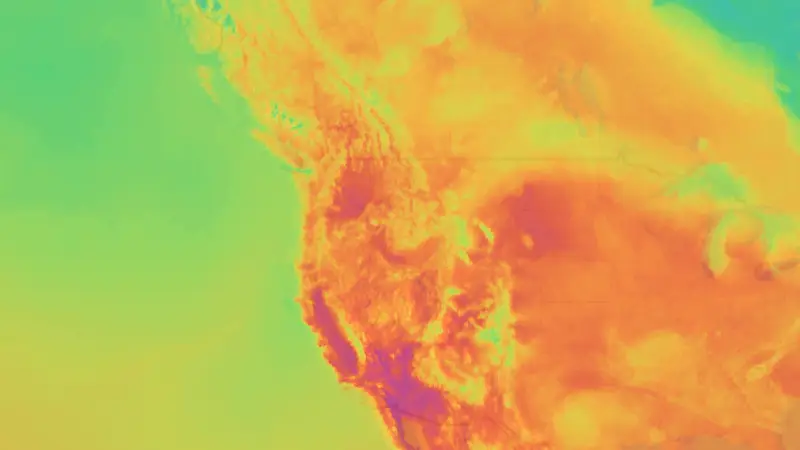 Θερμοκρασία weather map