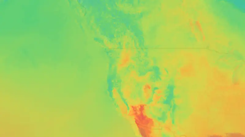 Temperatura weather map