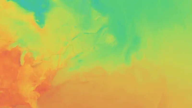 Temperatuur weather map