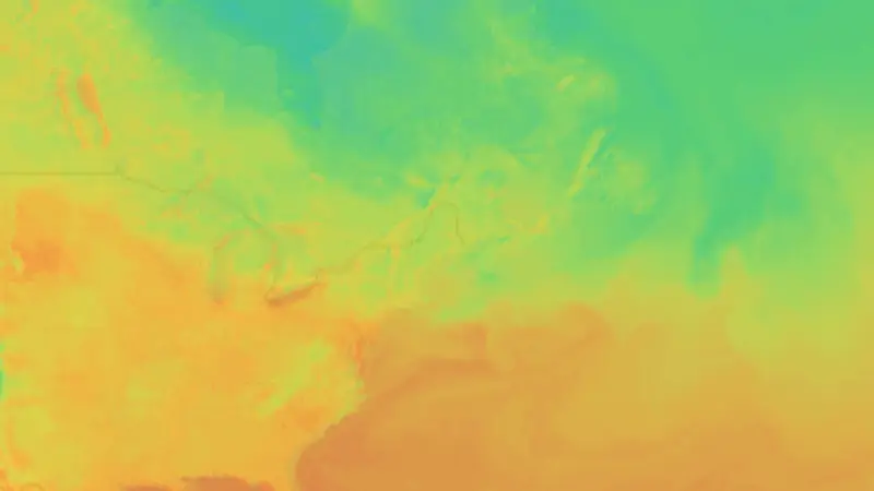 Temperatura weather map