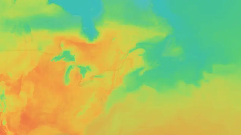 Sıcaklık weather map