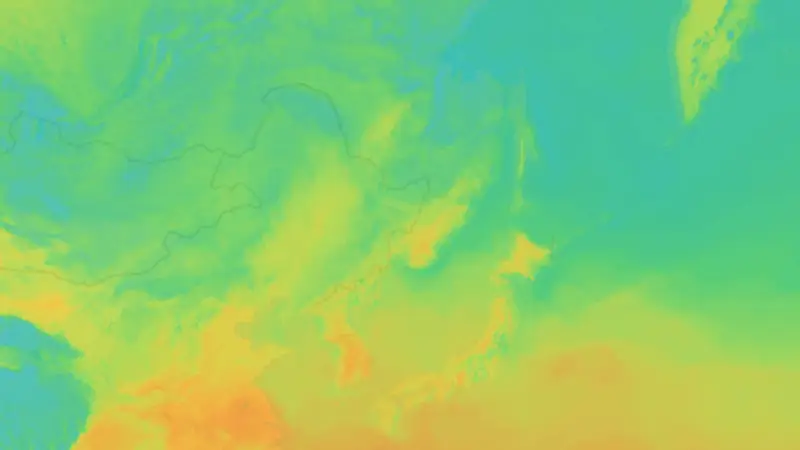 Temperatura weather map