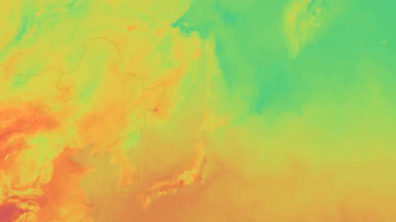 Temperatur weather map