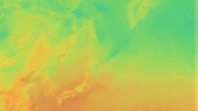 Temperatuur weather map