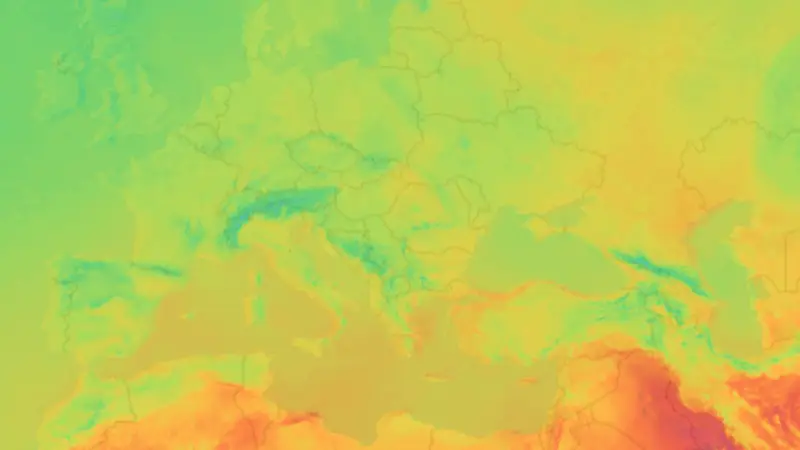 Temperatură weather map
