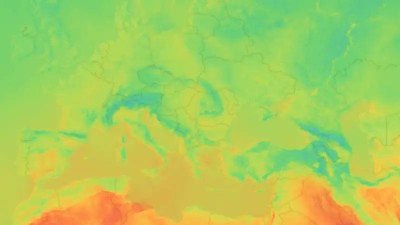 Temperatură weather map