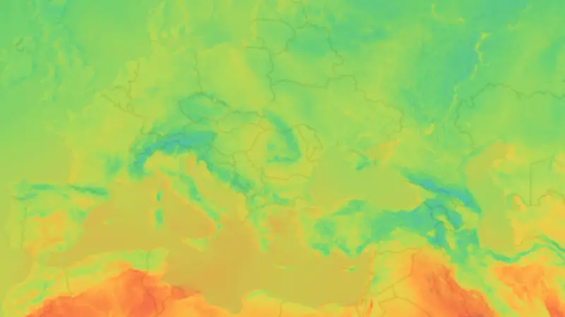 Temperatură weather map