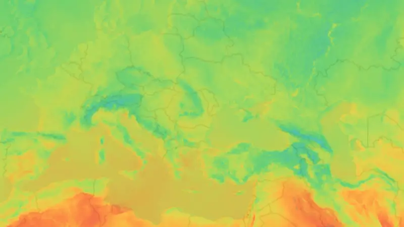 Temperatură weather map