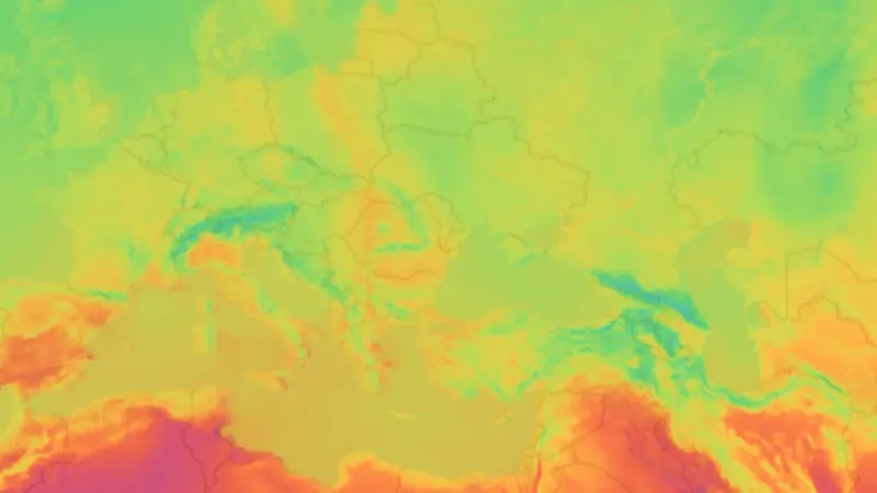 Temperatură weather map
