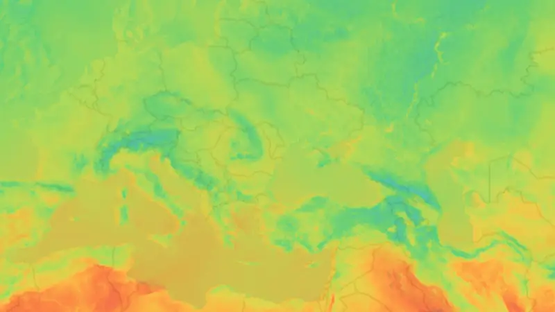 Temperatură weather map