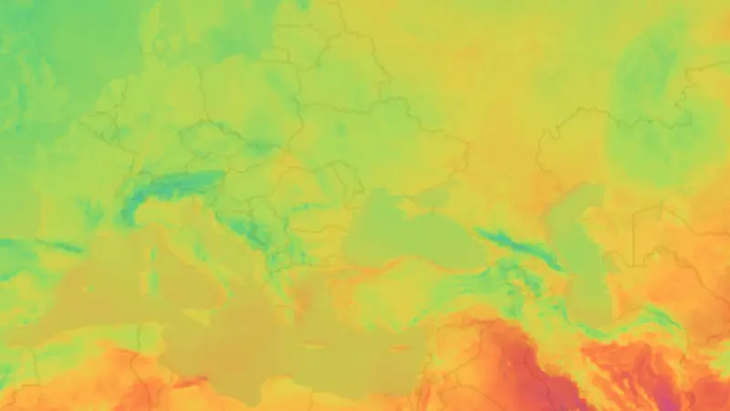 Temperatură weather map