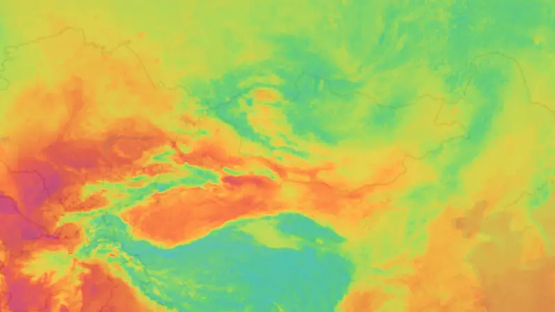 Temperatur weather map