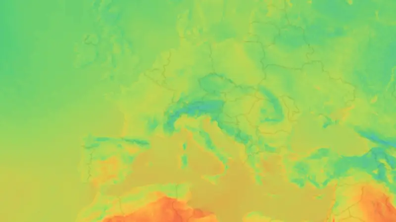 Temperatura weather map
